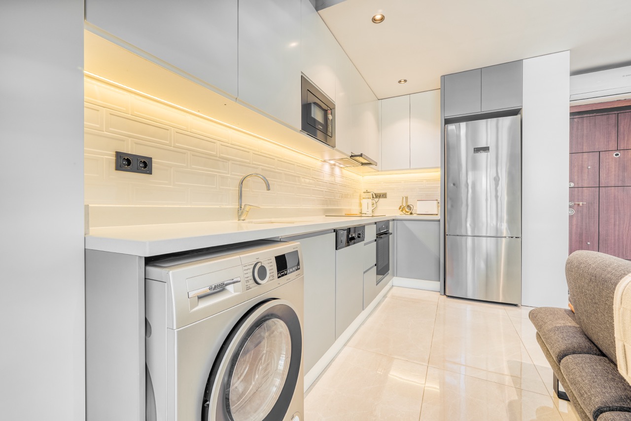 Лофт-квартира 1+1 в 170 метрах от пляжа Клеопатра - Фото 12