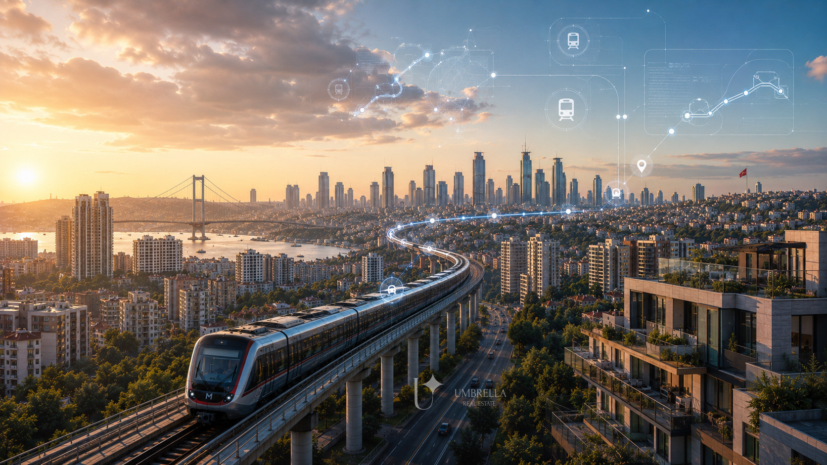 İstanbul'daki yeni metro hatları gayrimenkul yatırımlarının değerini artırıyor