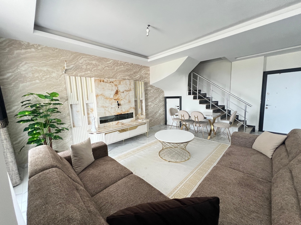 2+1 Duplex 100 m from the Beach in Kargicak - Photo 14