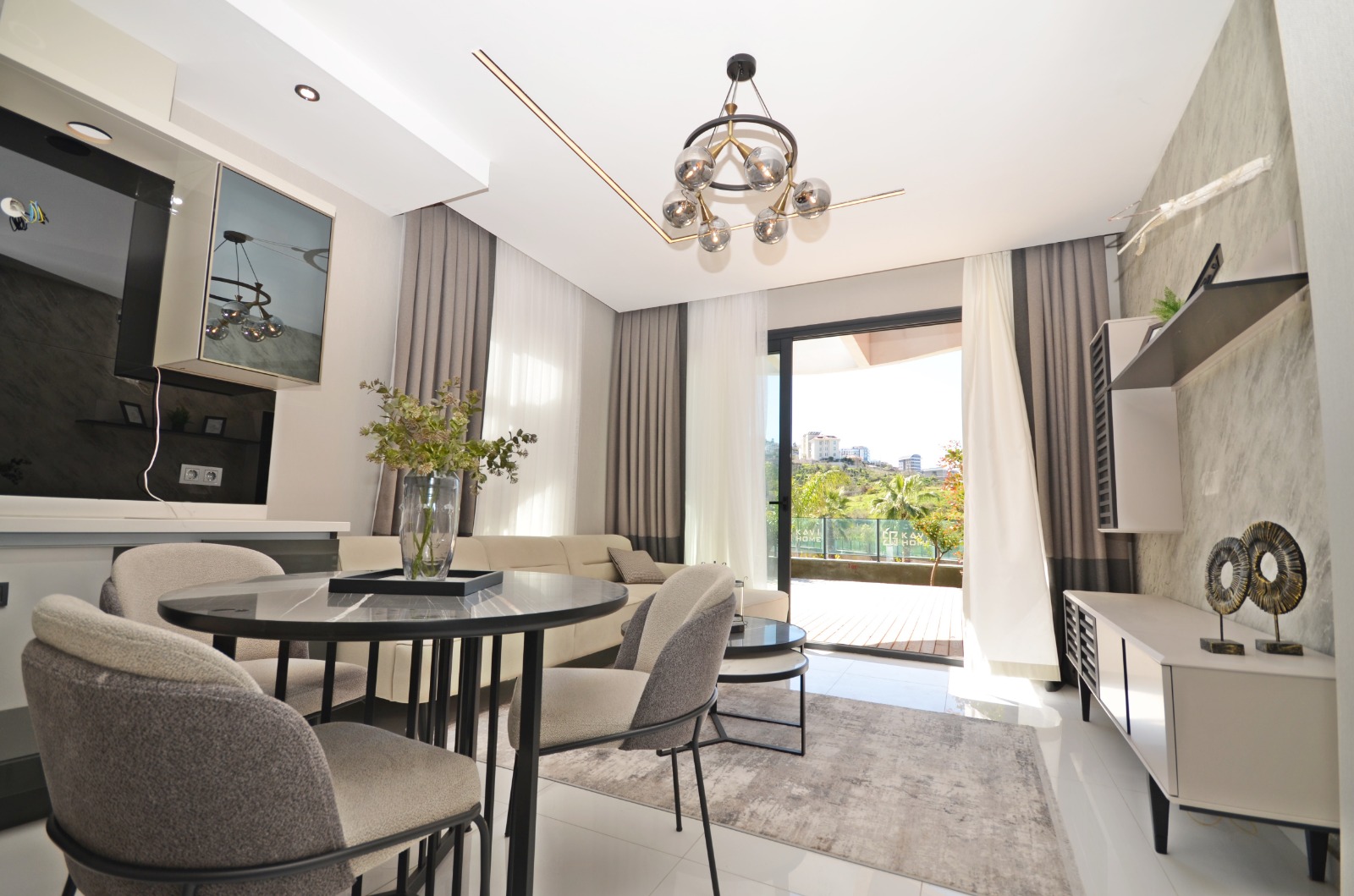 Furnished 2+1 Garden Duplex in a Full Infrastructure Complex in Kargicak - Photo 14