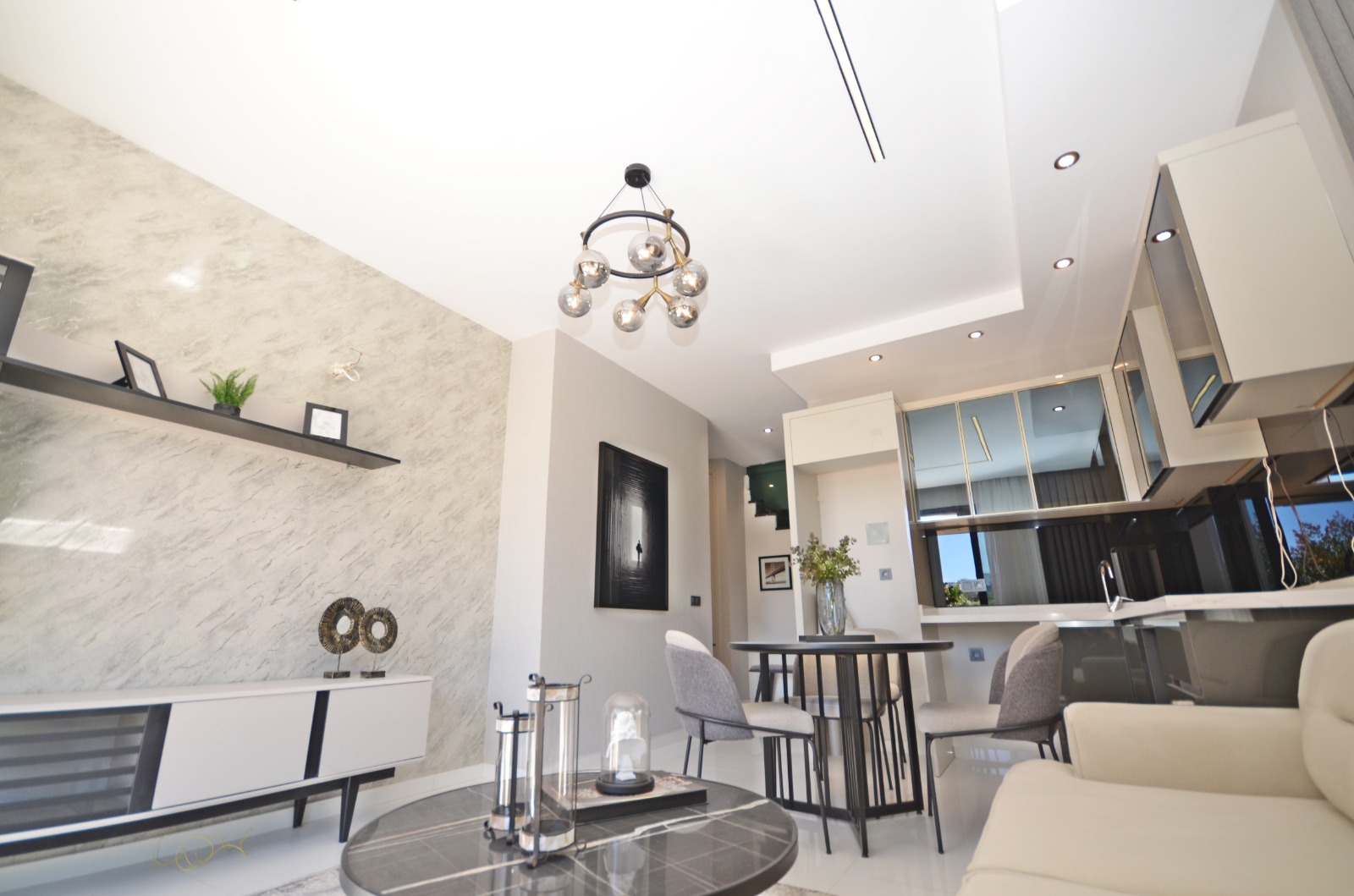 Furnished 2+1 Garden Duplex in a Full Infrastructure Complex in Kargicak - Photo 15