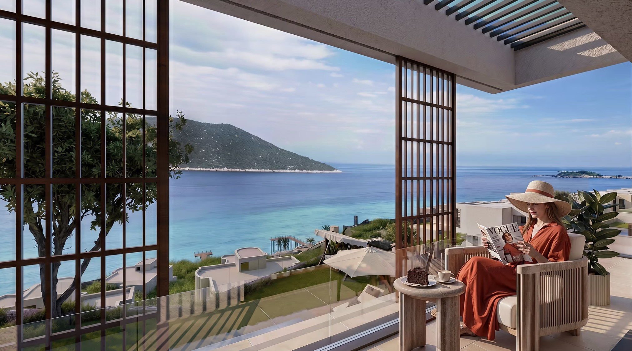 Seafront Villas with a Private Beach and Exclusive Pier in Bodrum - Photo 14