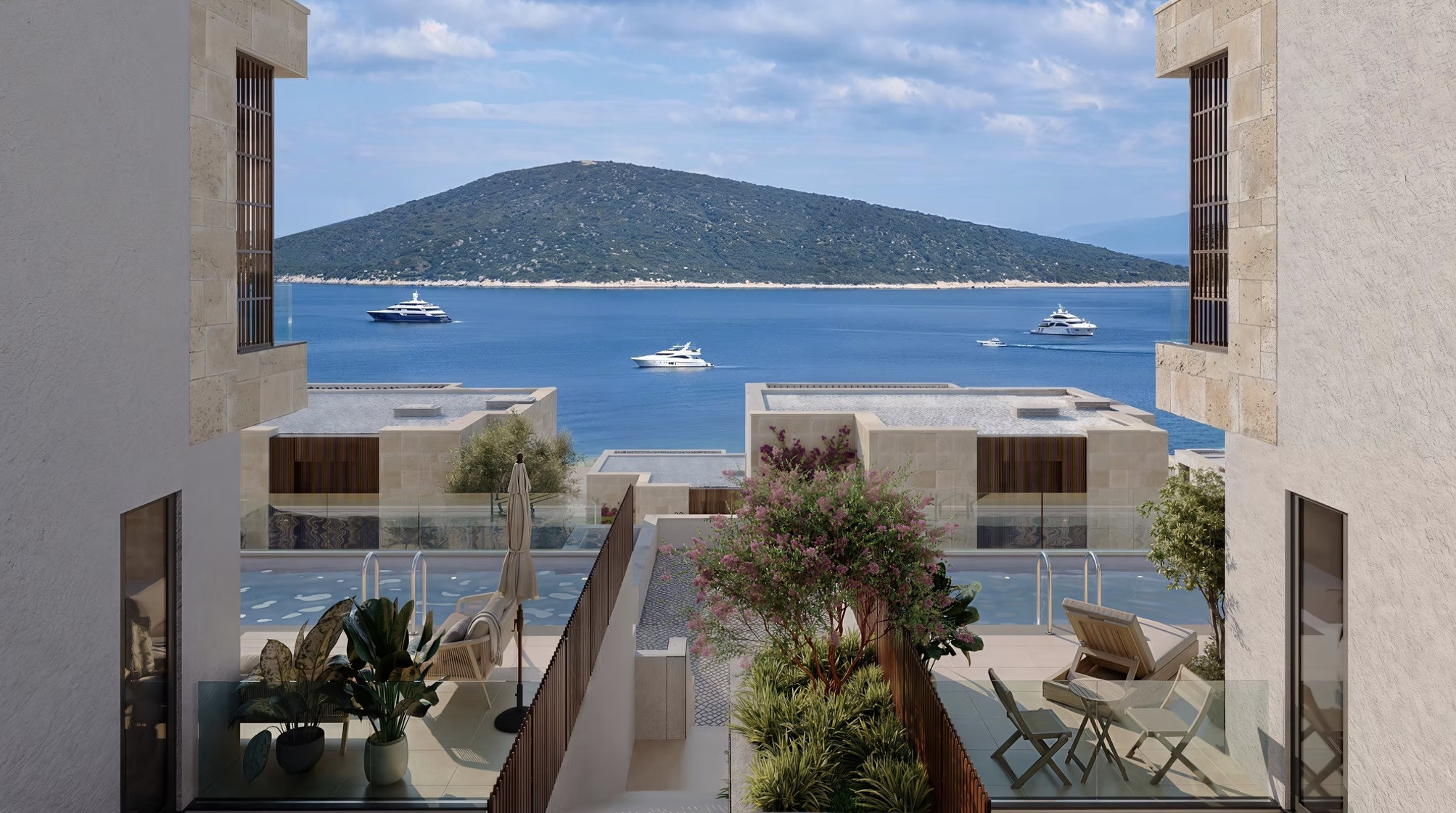 Seafront Villas with a Private Beach and Exclusive Pier in Bodrum - Photo 12
