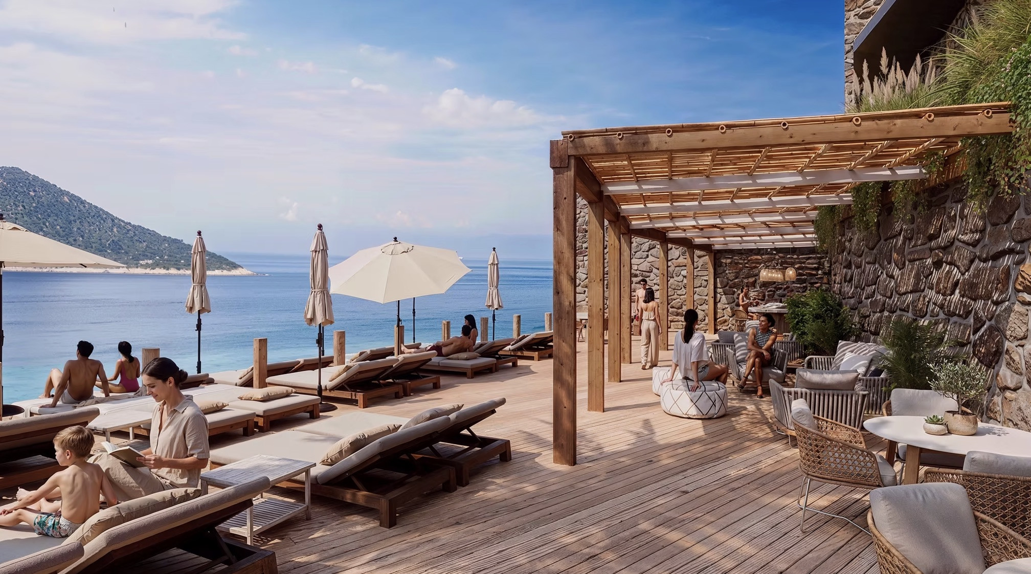 Seafront Villas with a Private Beach and Exclusive Pier in Bodrum - Photo 18