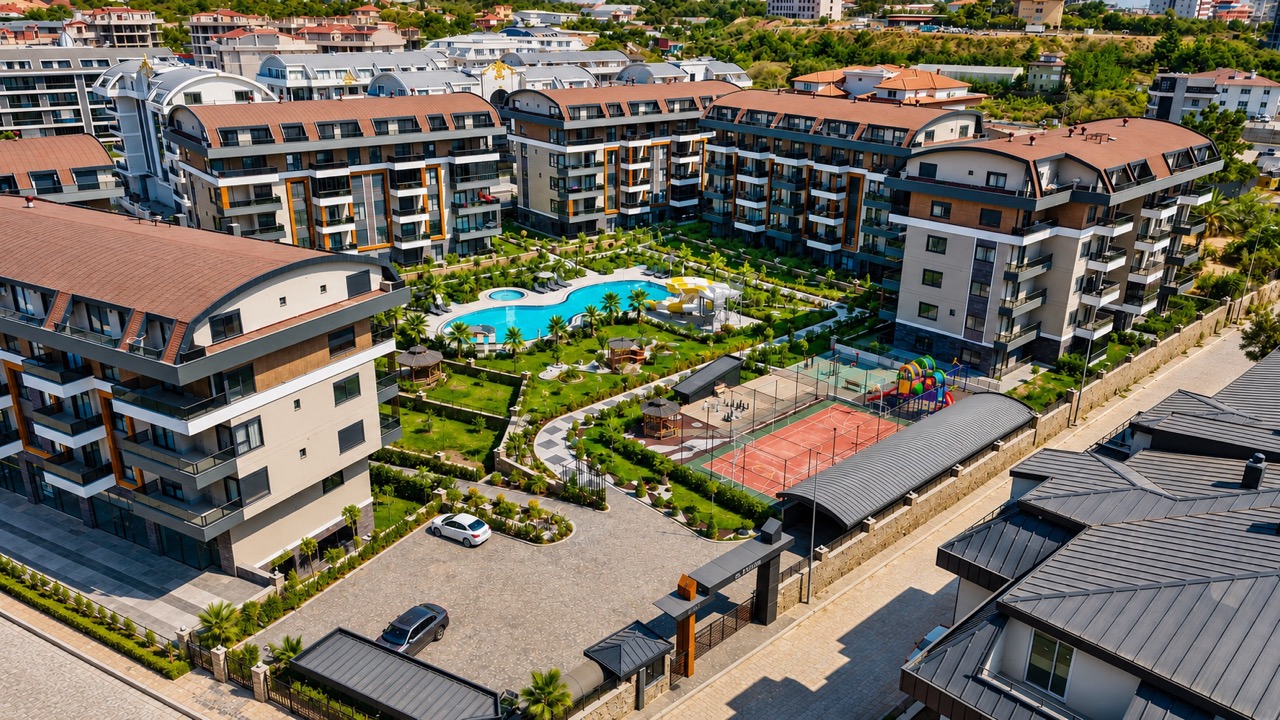 1+1 Apartment in a Modern Complex in Oba