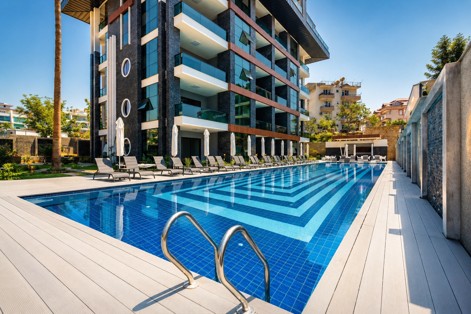 Furnished 1+1 Apartment in a Residential Complex with Extensive Amenities in Oba - Photo 2