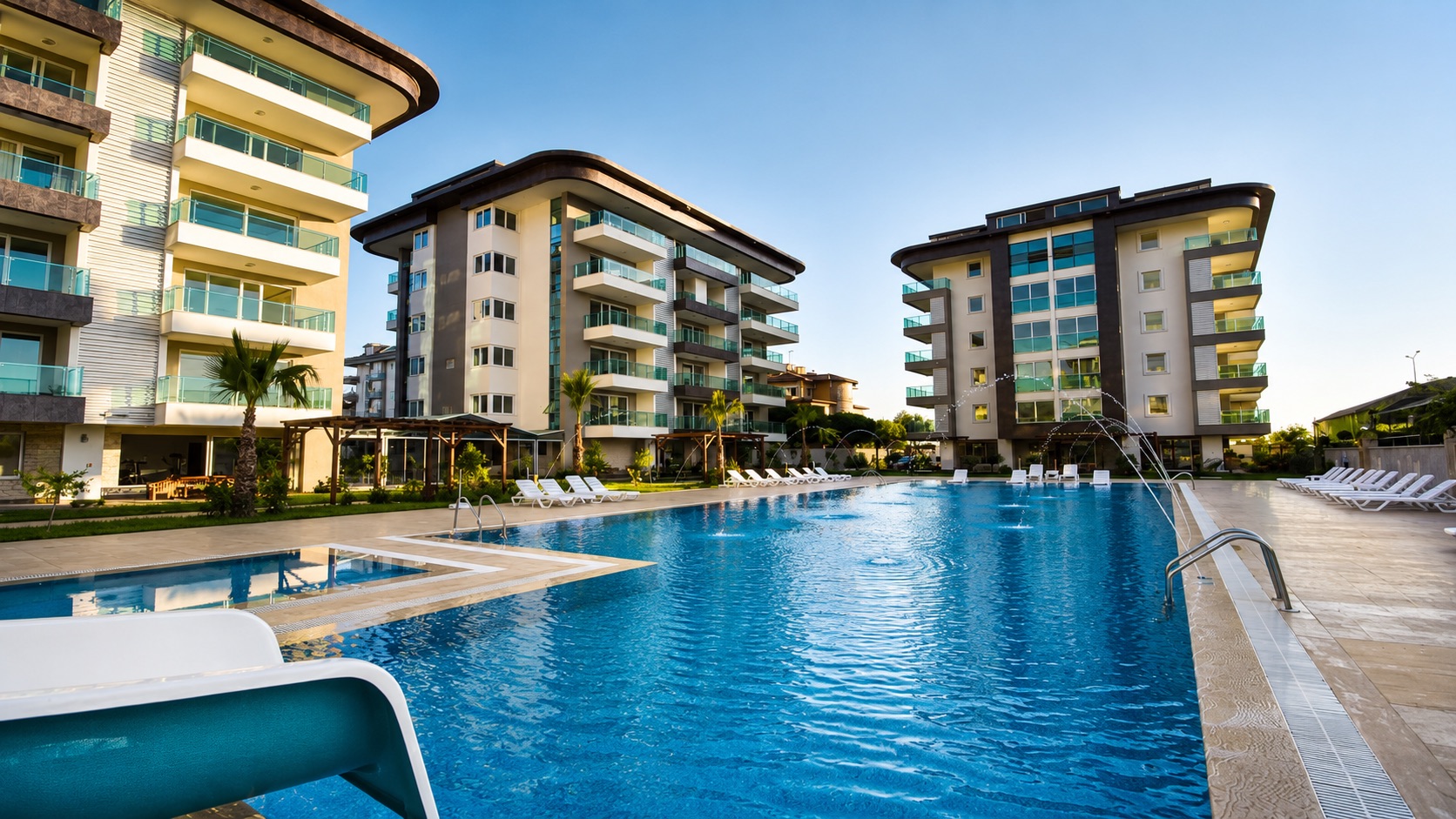Furnished 1+1 Apartment on the First Coastline in Kestel