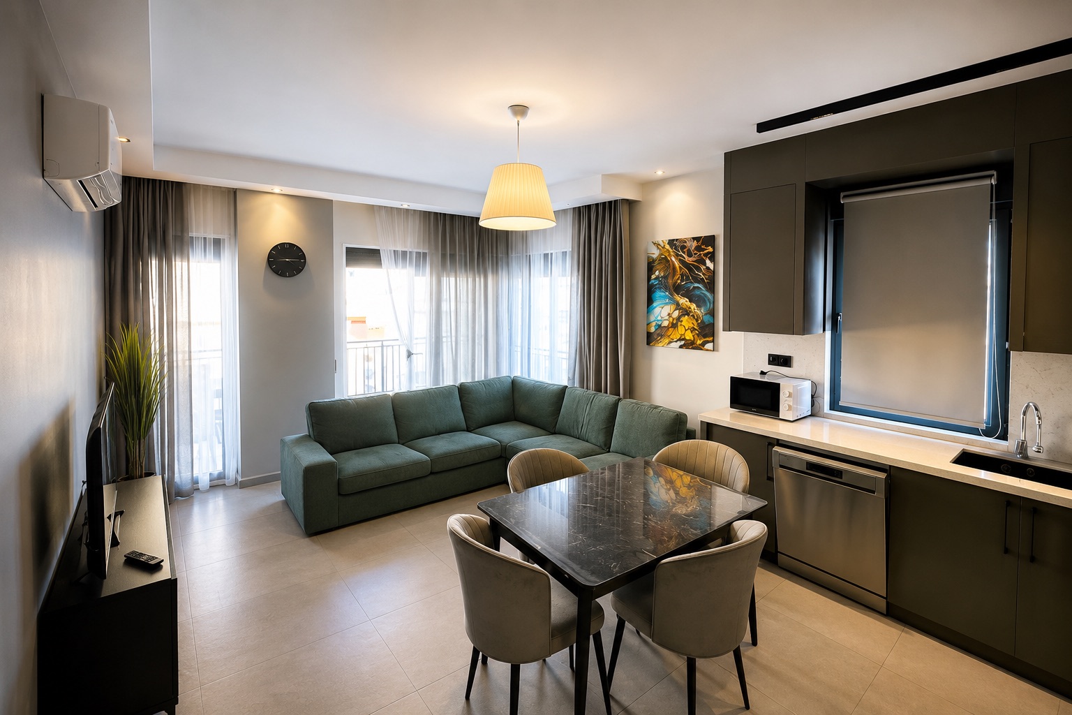 Furnished 2+1 Apartment in Alanya City Center, 200 Meters from the Sea - Photo 2
