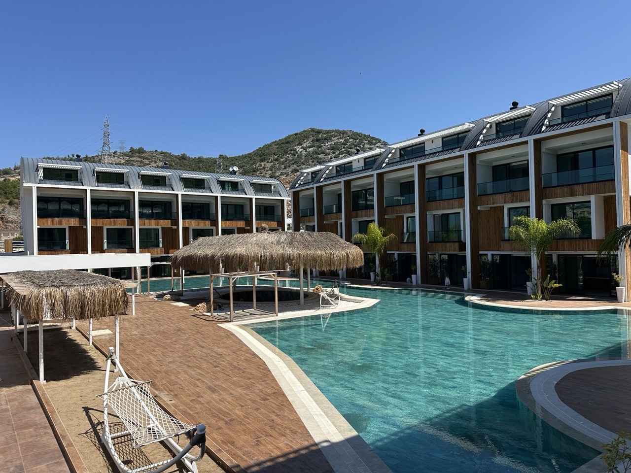2+1 Duplex Apartment 350 Meters from the Sea in Konaklı