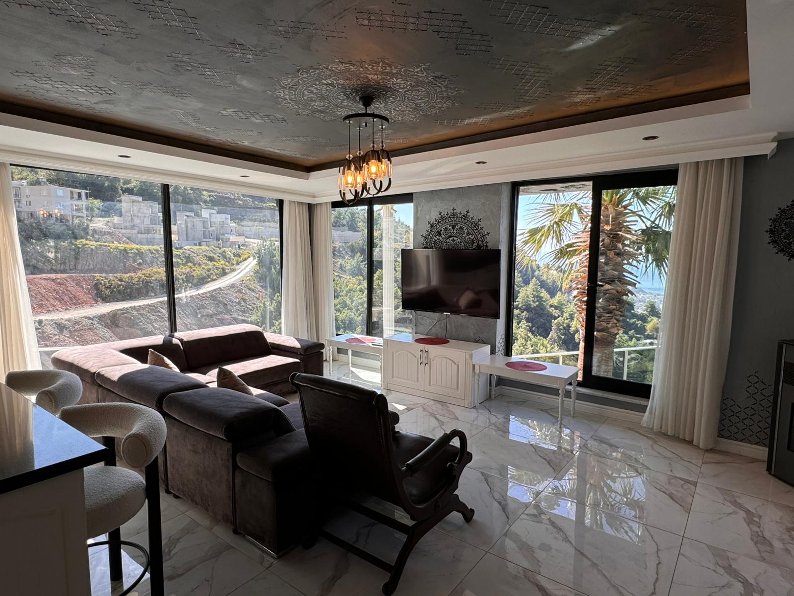 4+1 Villa with Sea View in Bektas, Alanya - 600 m² | ID U6951 - Photo 10