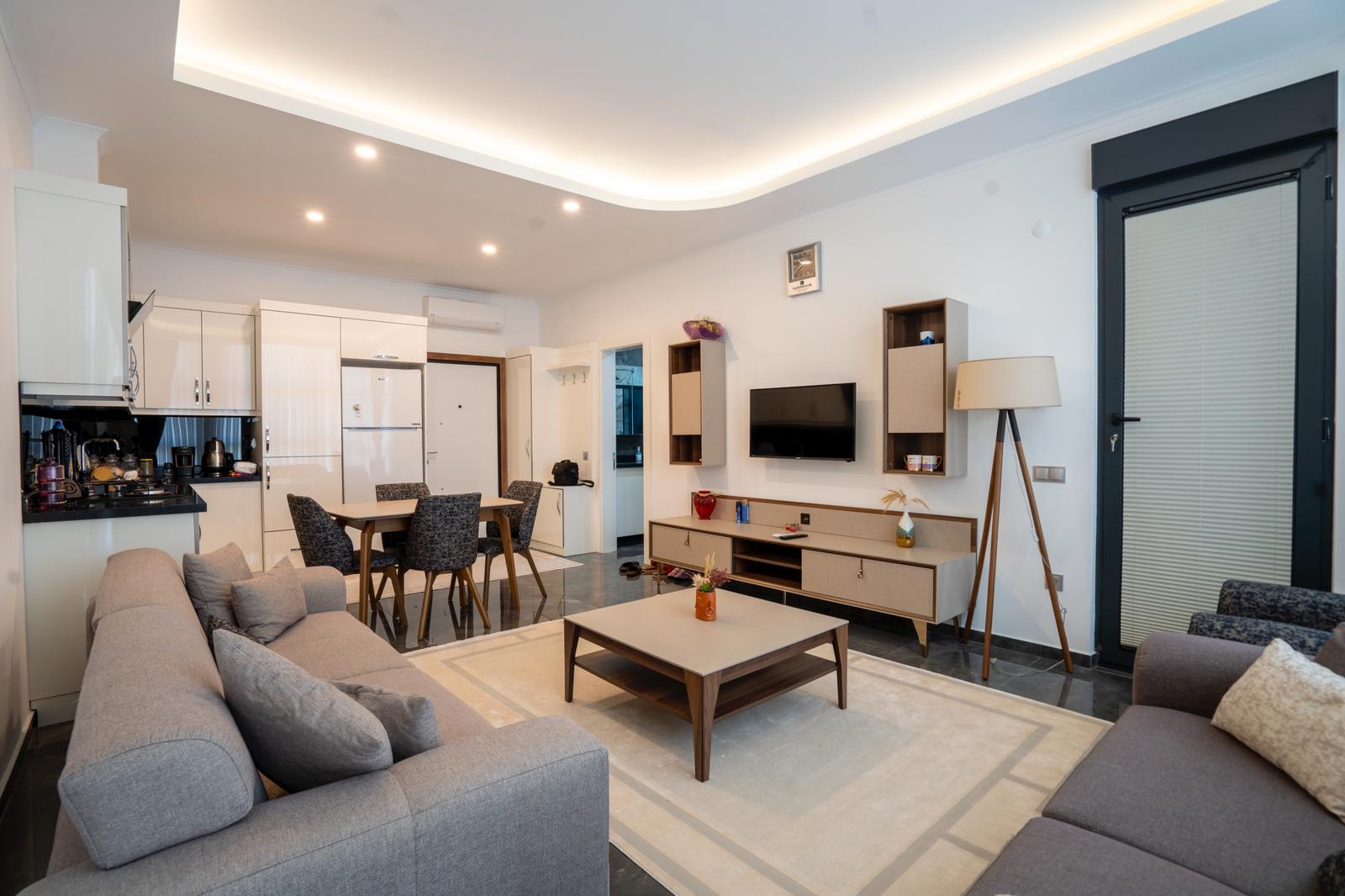 Furnished 1+1 Apartment in a Residential Complex with Extensive Amenities in Oba - Photo 14