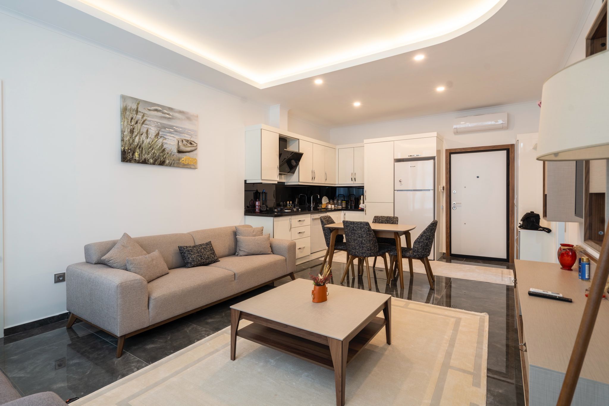 Furnished 1+1 Apartment in a Residential Complex with Extensive Amenities in Oba - Photo 11
