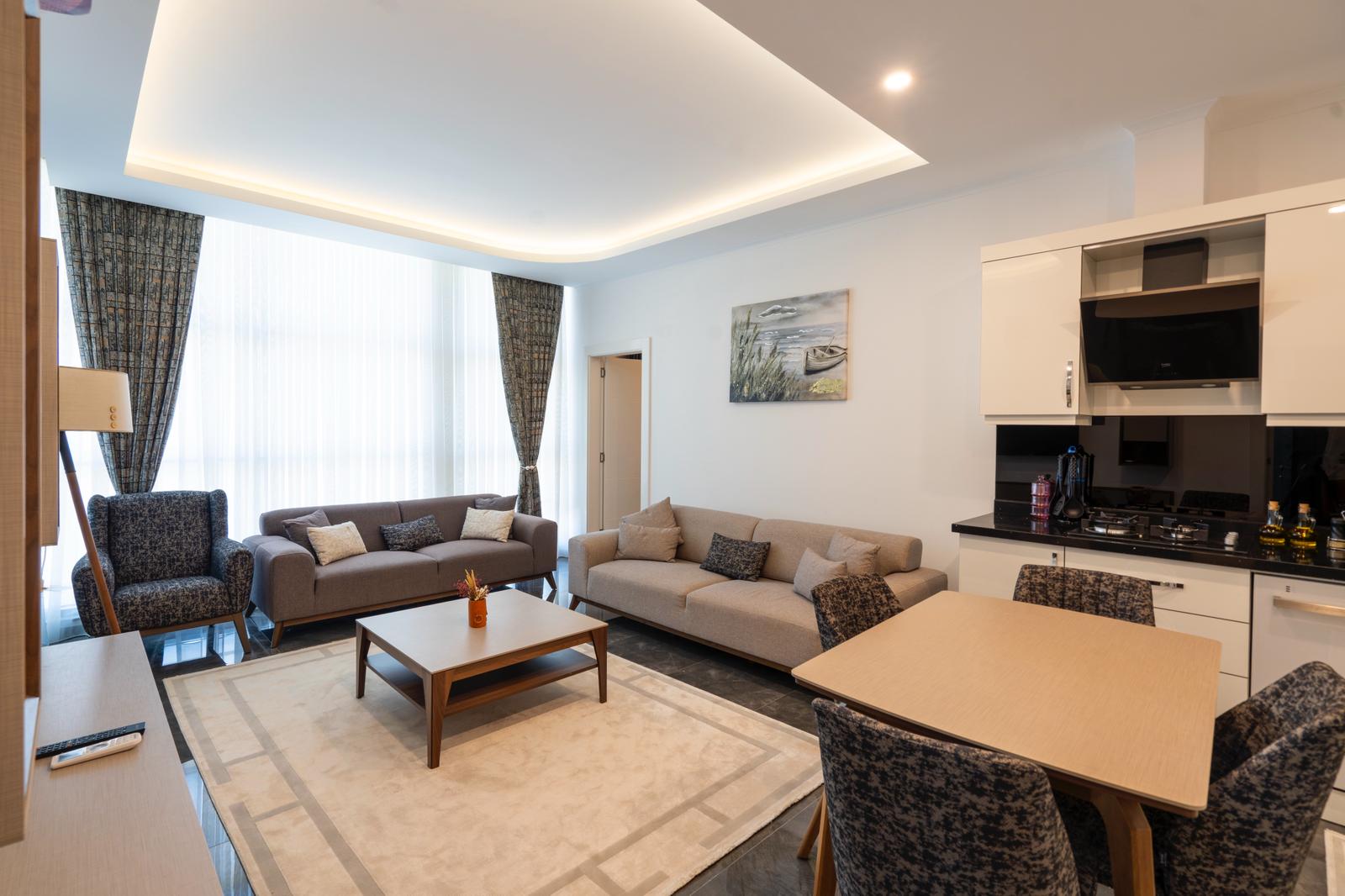 Furnished 1+1 Apartment in a Residential Complex with Extensive Amenities in Oba - Photo 12