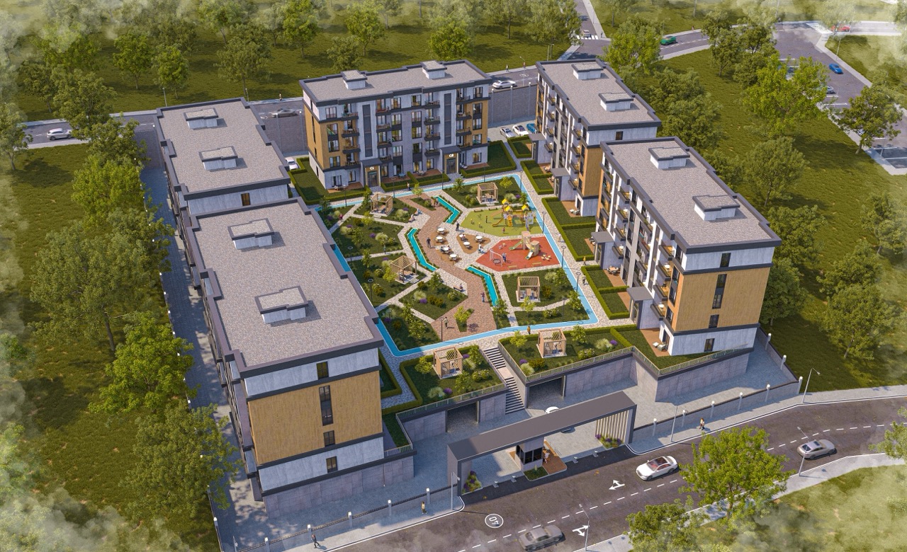Modern Low-Rise Residential Complex in Başakşehir