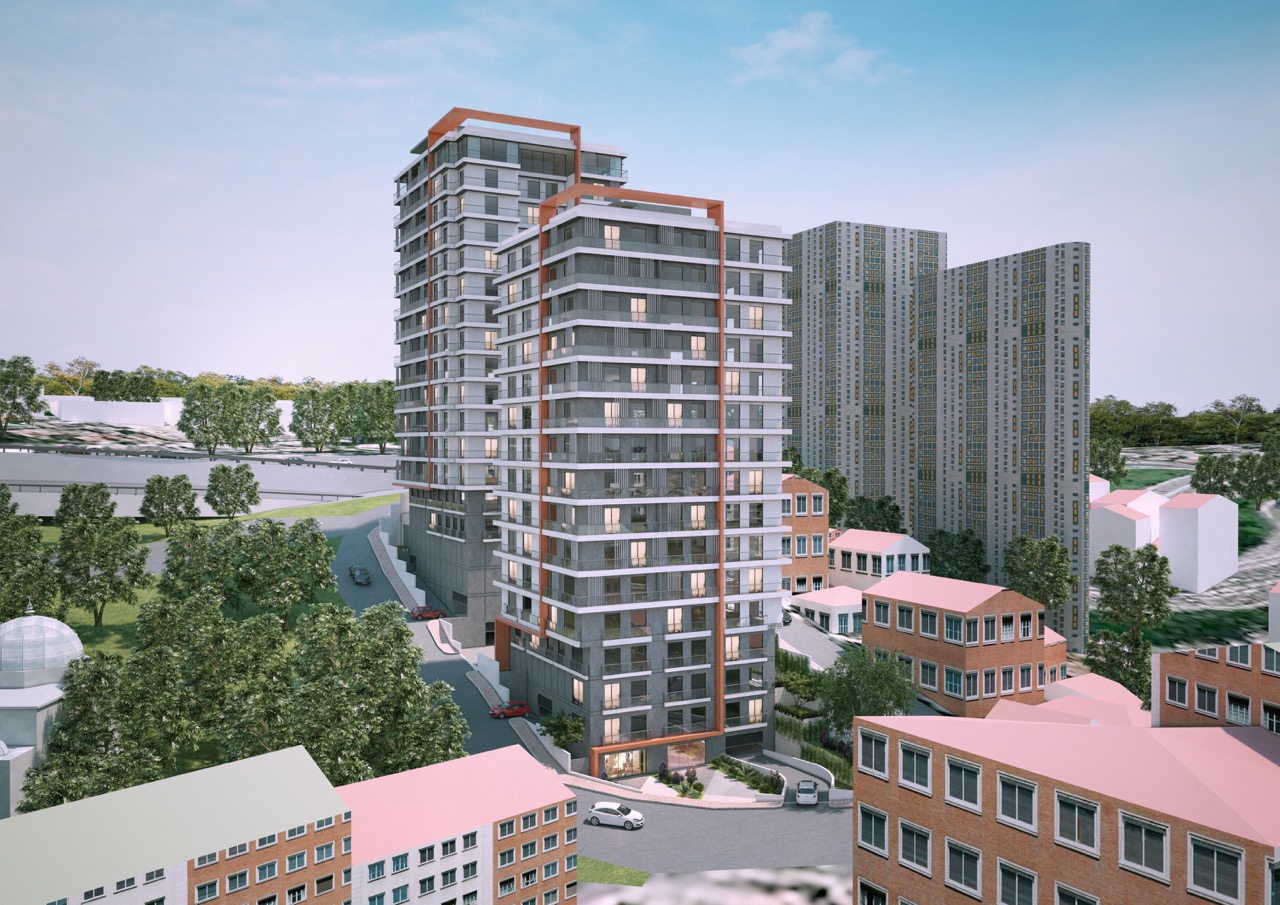 Ready-to-move-in 2+1 family apartments in the promising Kağıthane district