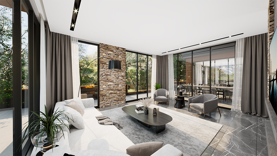Private Three-Storey Villas with Pools and Spacious Gardens in Istanbul - Photo 8