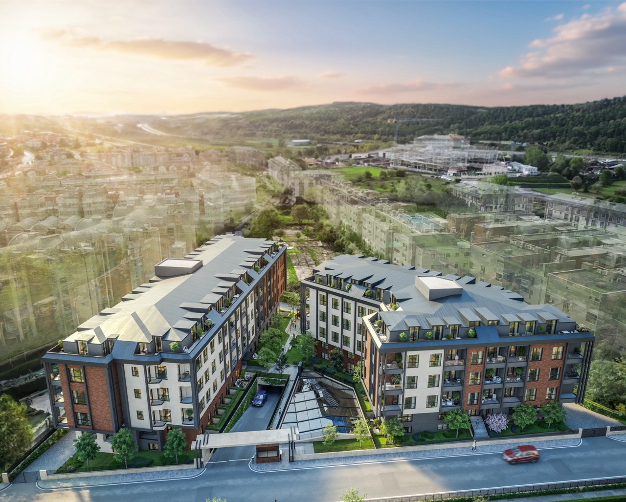 Apartments near Belgrad Forest and the metro in Göktürk