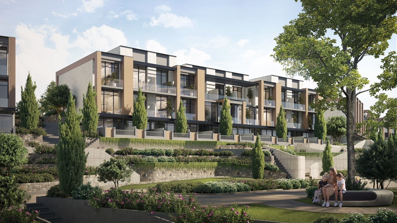 Townhouses and Villas with Private Gardens in Bahçeşehir - Photo 11