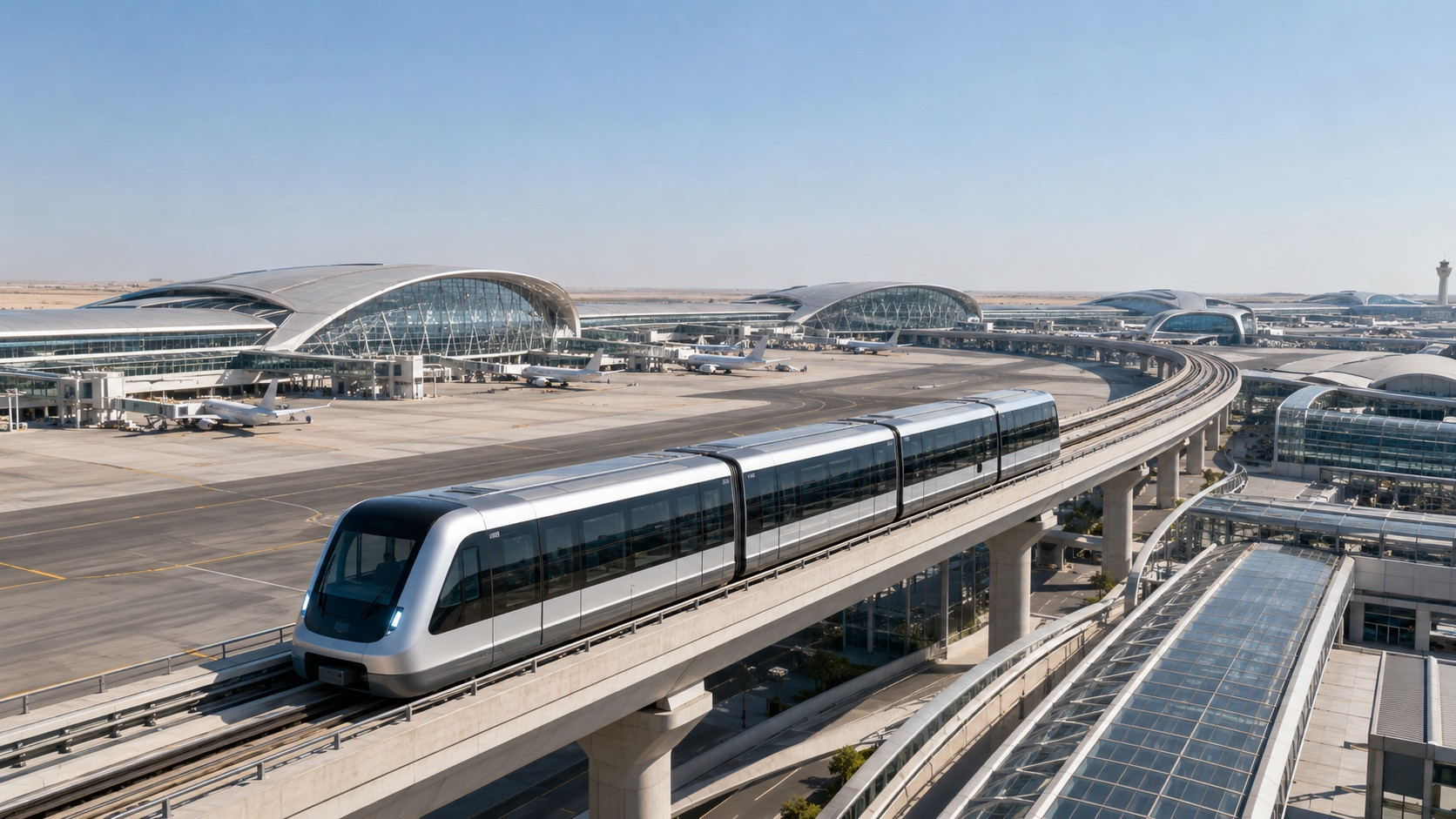 World’s Largest Inter-Terminal Railway Network to Be Built at Al Maktoum Airport