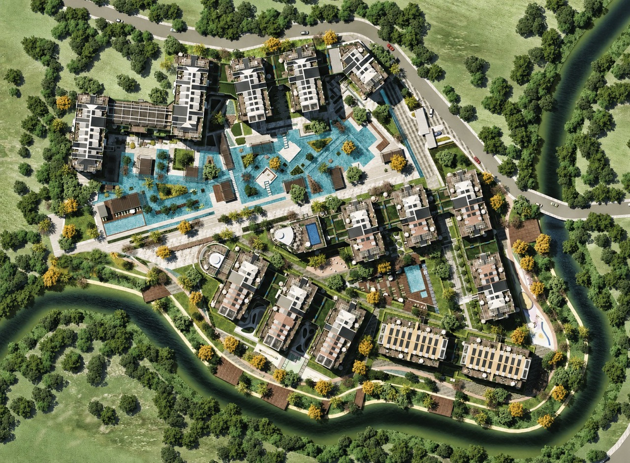 Apartments in a Green Oasis with Gardens and Swimming Pools in Istanbul - Photo 2