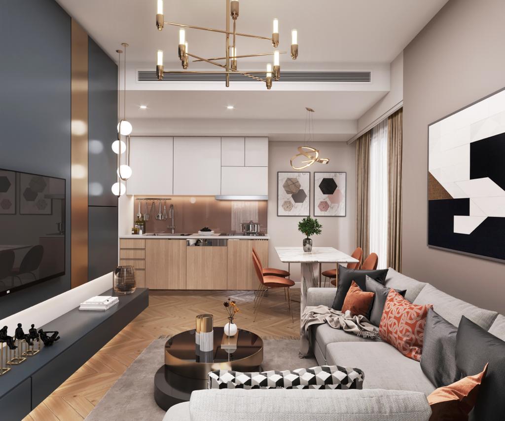 Ready-to-move-in 2+1 family apartments in the promising Kağıthane district - Photo 7