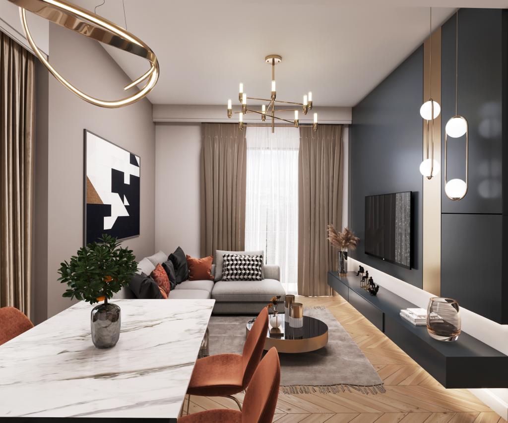 Ready-to-move-in 2+1 family apartments in the promising Kağıthane district - Photo 6