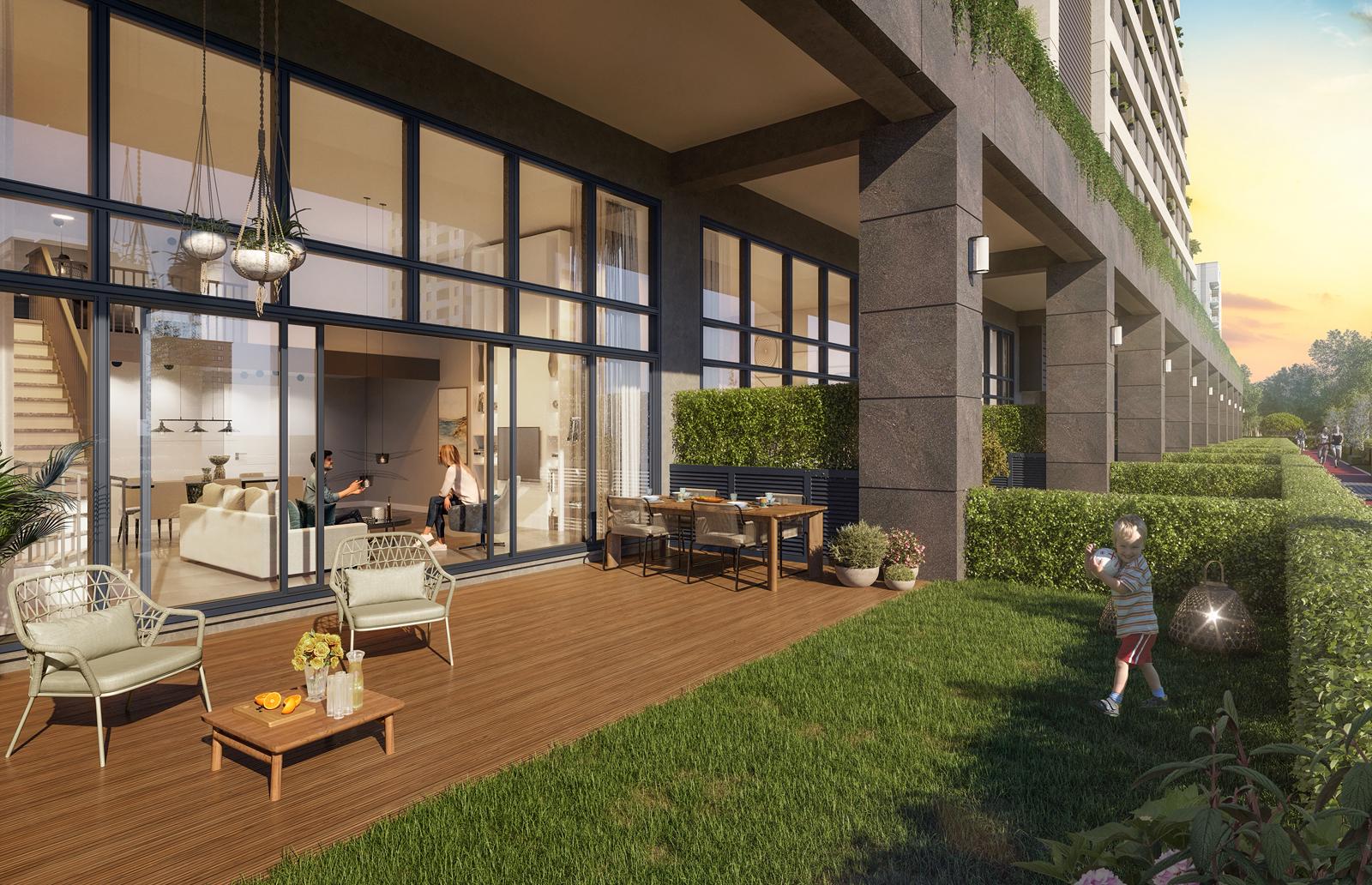 Apartments with spacious terraces near the metro in Kağıthane - Photo 9