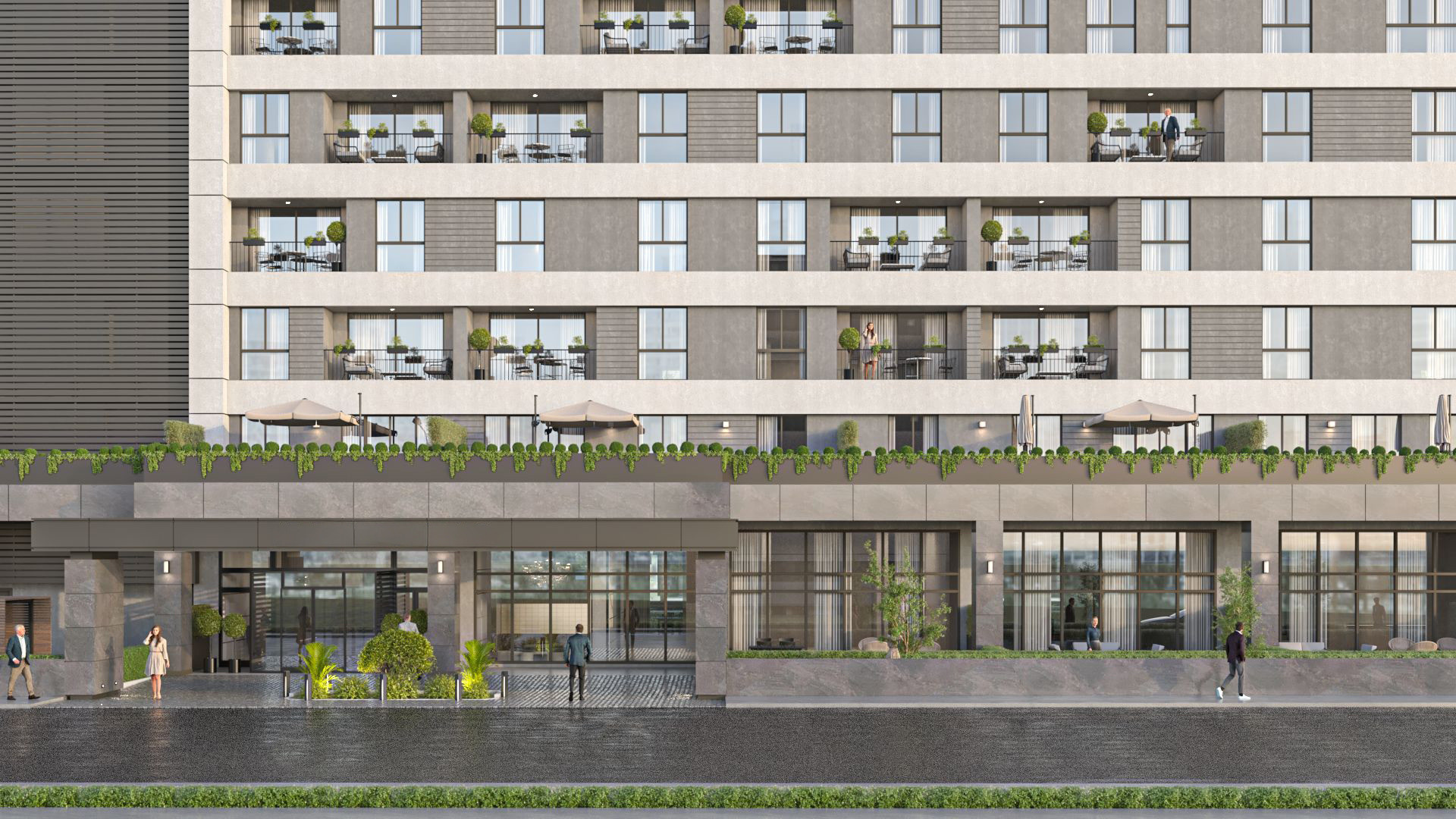 Apartments with spacious terraces near the metro in Kağıthane - Photo 5