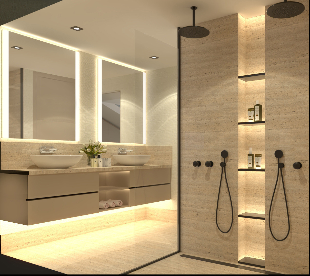 Three-storey villas with private pools in the Sariyer district - Photo 21