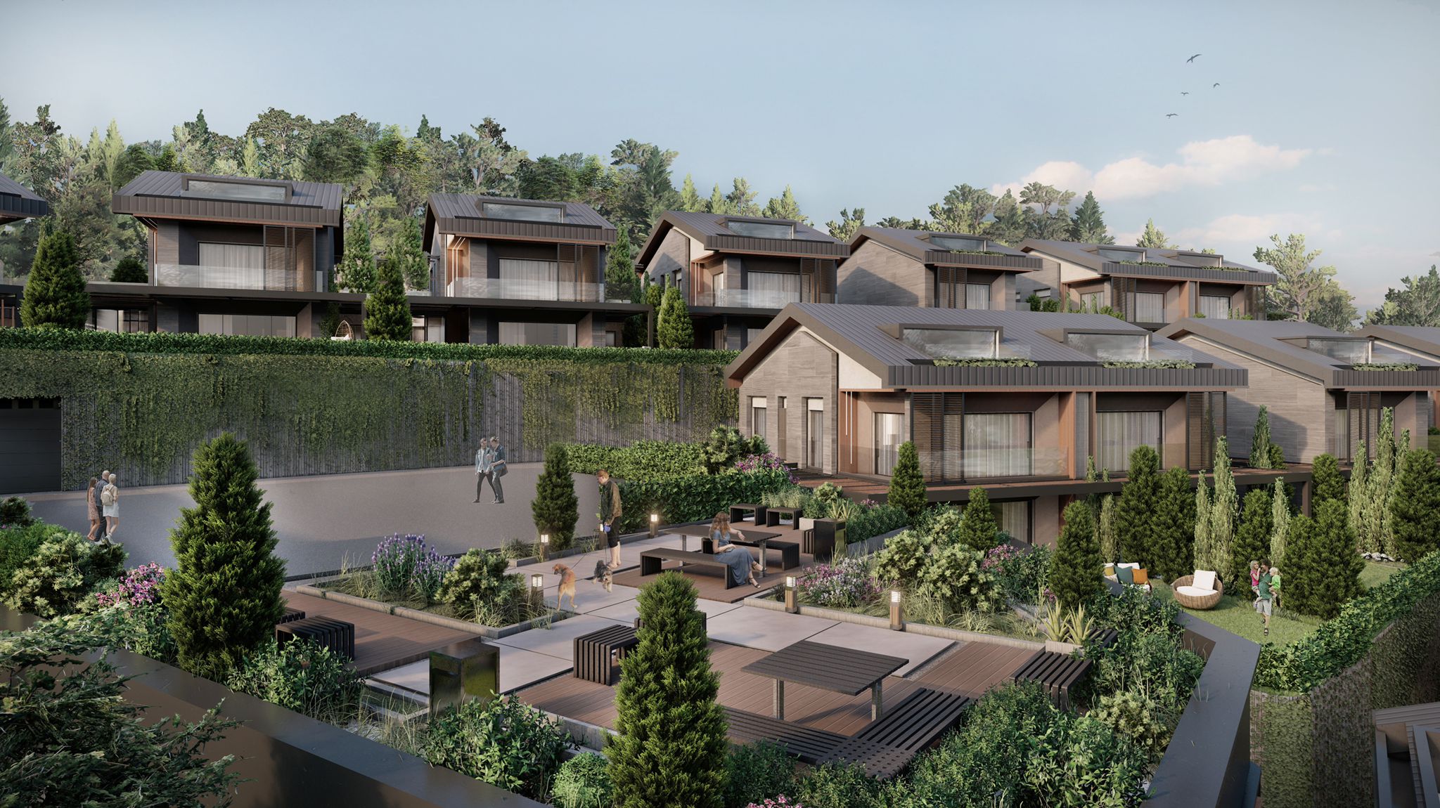 Three-storey villas with private pools in the Sariyer district - Photo 3
