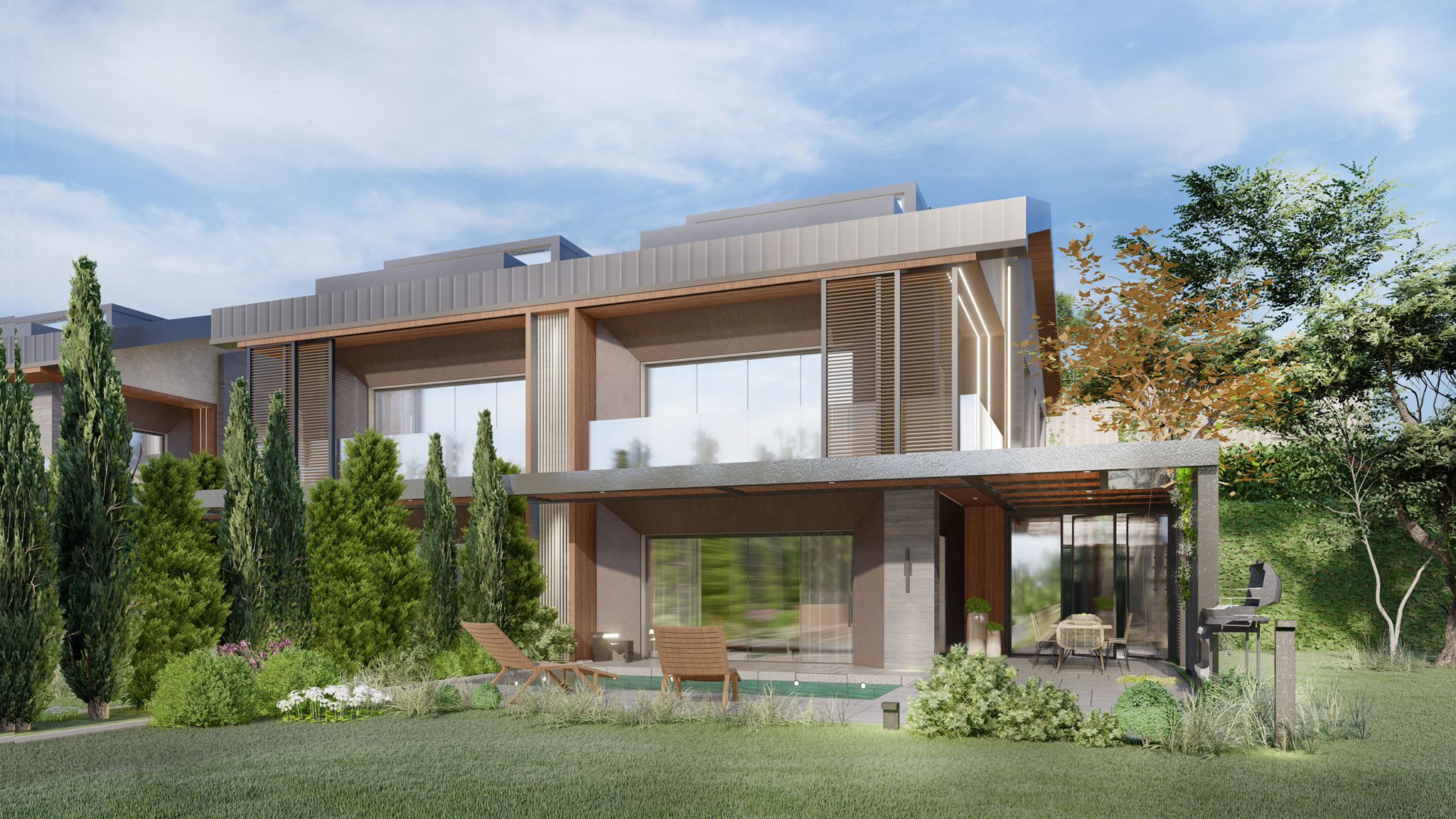 Three-storey villas with private pools in the Sariyer district - Photo 12