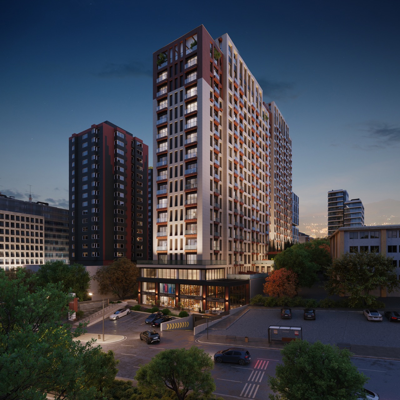 Modern Apartments and Offices Near the Metro in Central Şişli - Photo 4