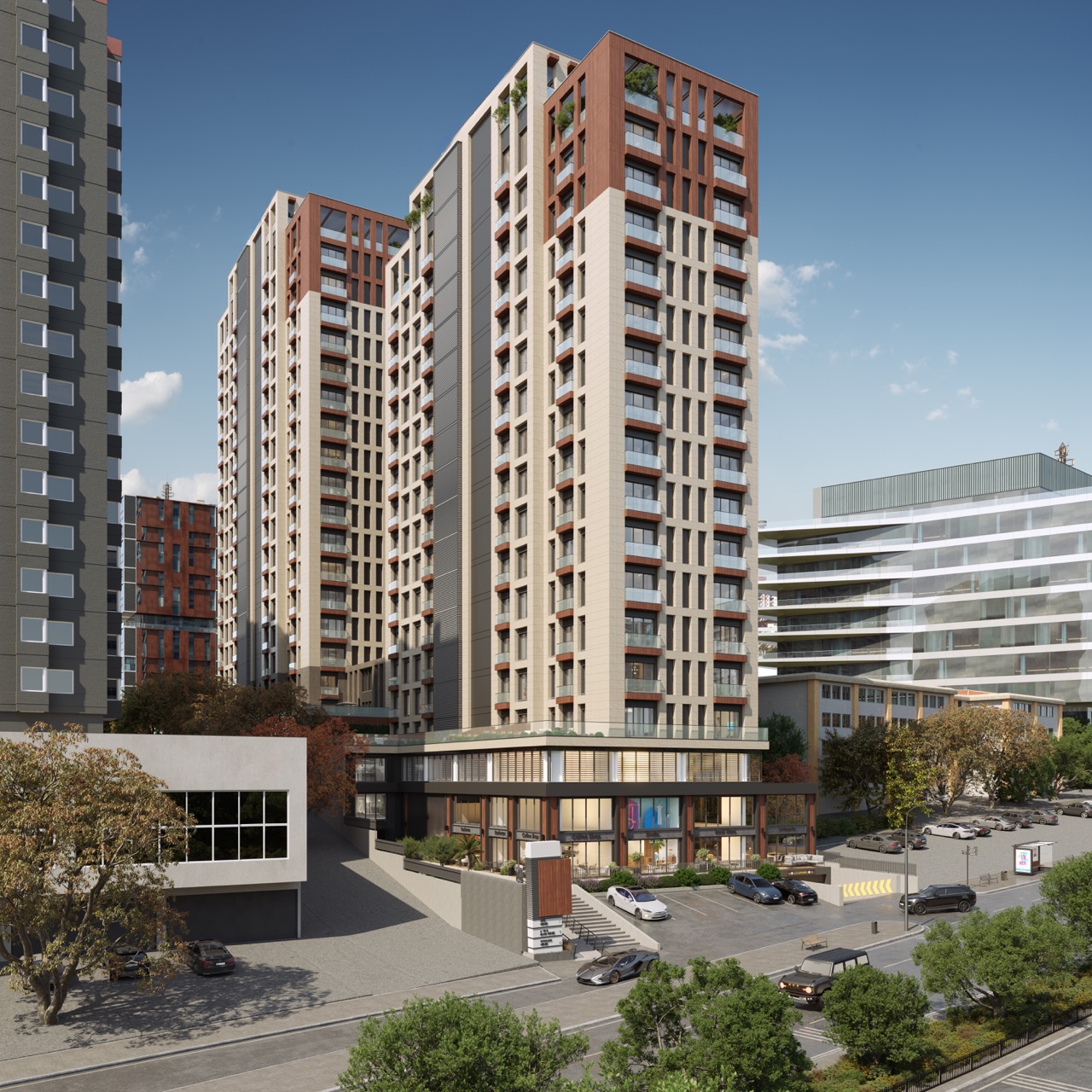 Modern Apartments and Offices Near the Metro in Central Şişli - Photo 3