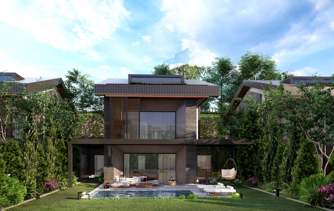 Three-storey villas with private pools in the Sariyer district - Photo 13