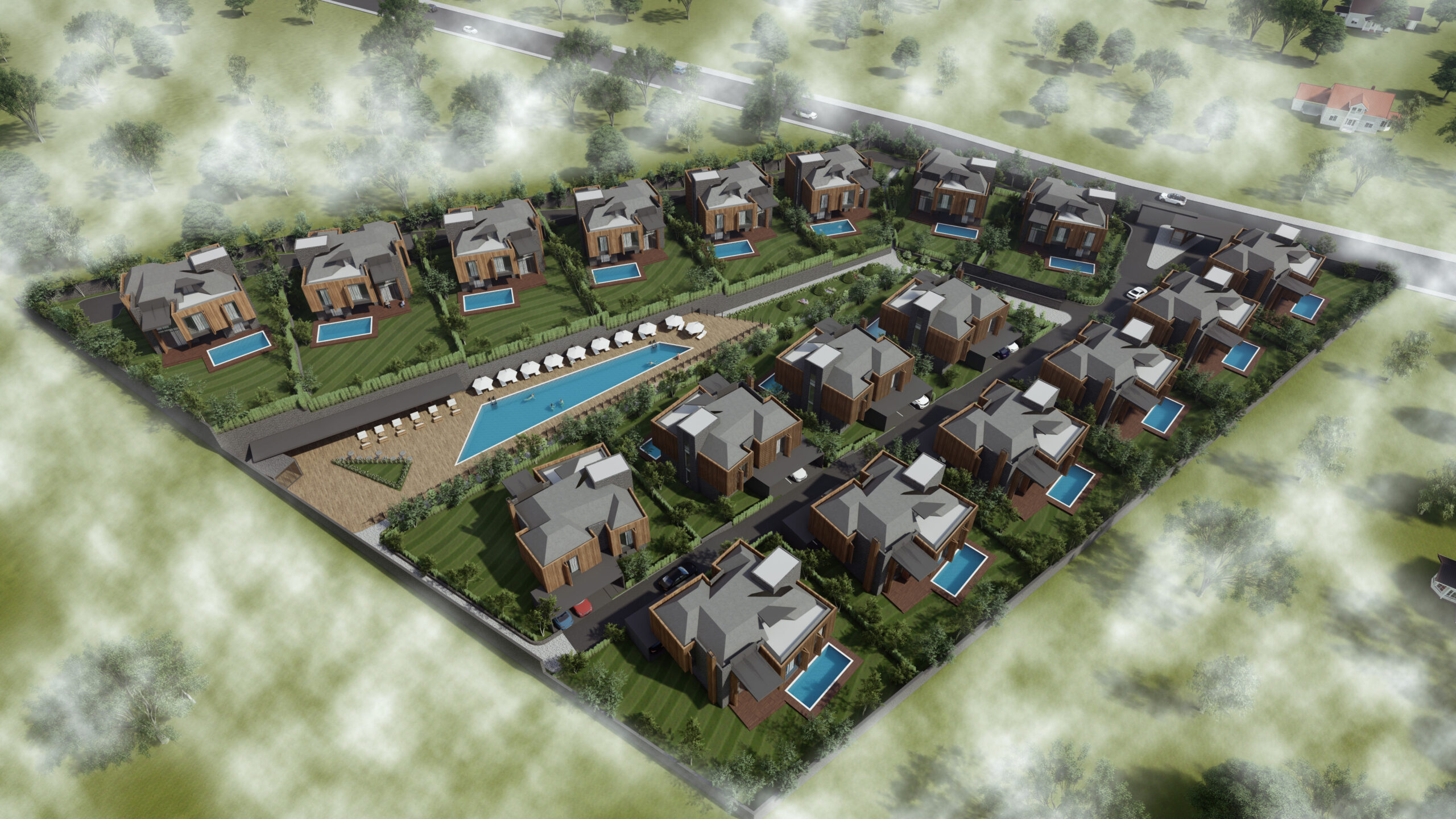 6+2 and 7+2 villas with private gardens and jacuzzis in Istanbul - Photo 3