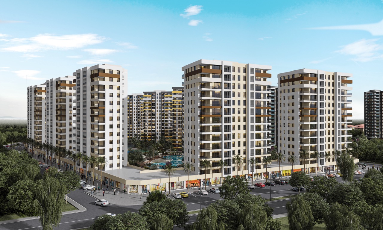 Apartments with 3.3-Metre Ceilings in a Large-Scale Residential Complex in Antalya