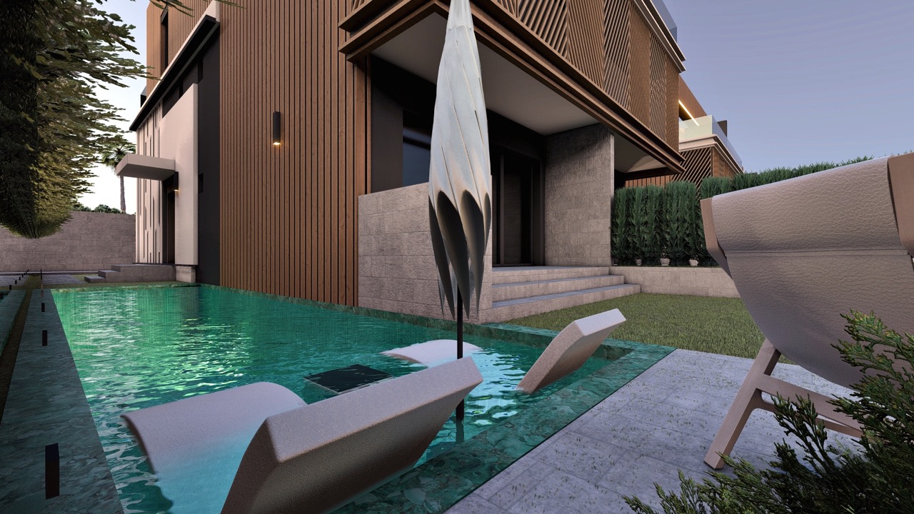 Villa 5+1 with 325 m², private pool and SPA area in Altıntaş - Photo 19