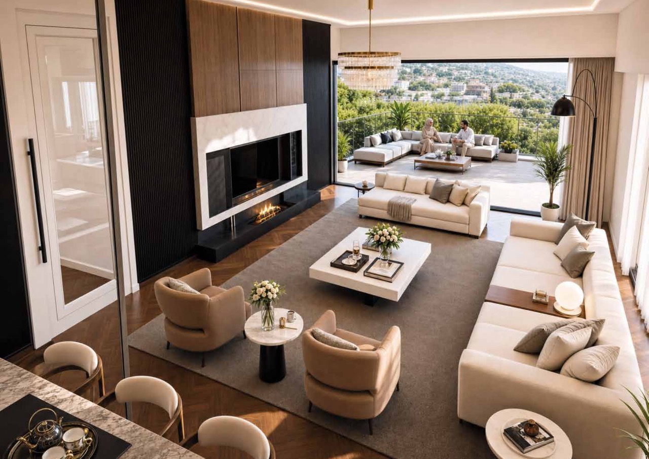 The Teras Lounge — Spacious Apartments with Terraces in a Green Residential Complex in Başakşehir - Photo 5