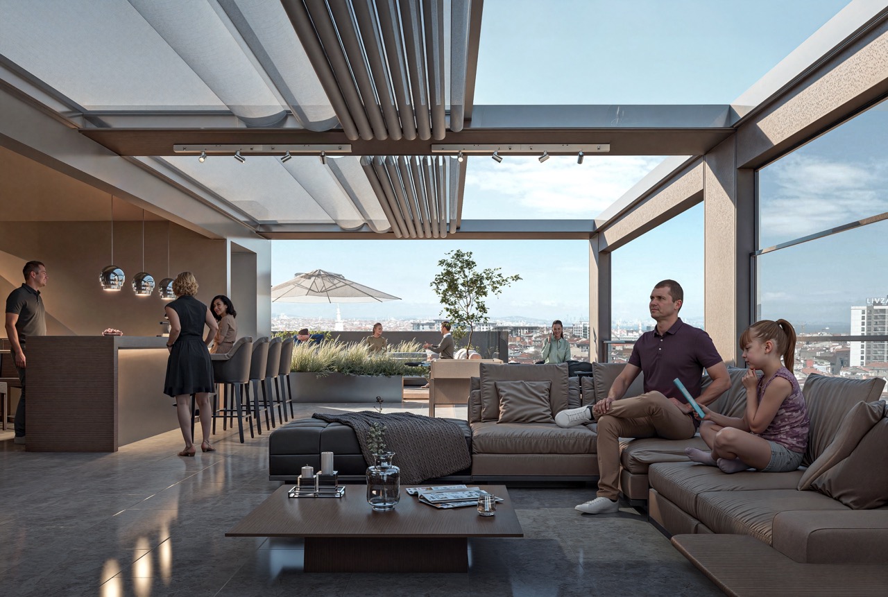 Apartments with panoramic views of the Sea of Marmara in a modern complex in Zeytinburnu - Photo 13