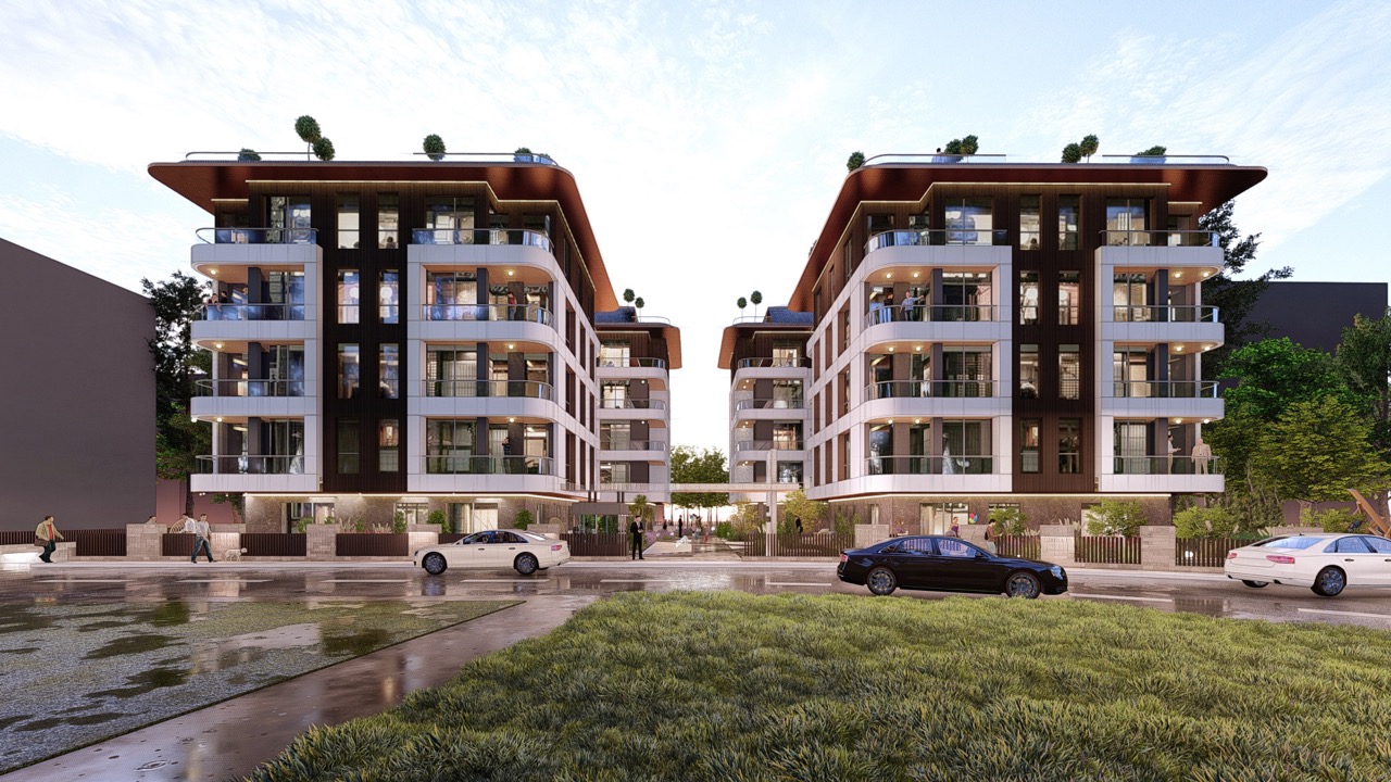 Spacious apartments near the metro in a low-rise complex in Bahçelievler