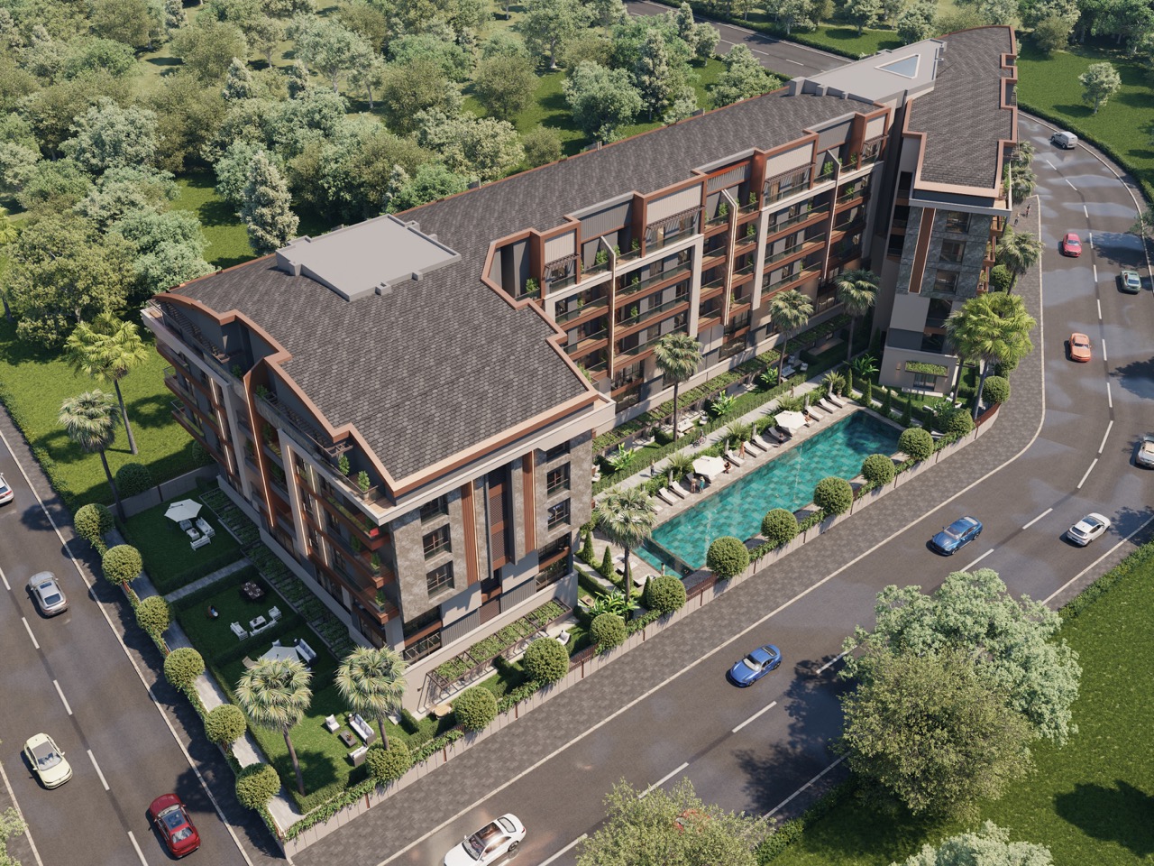 Konyaaltı’nda Doğayla İç İçe 1+1, 2+1 ve Loft Dubleks Daireler