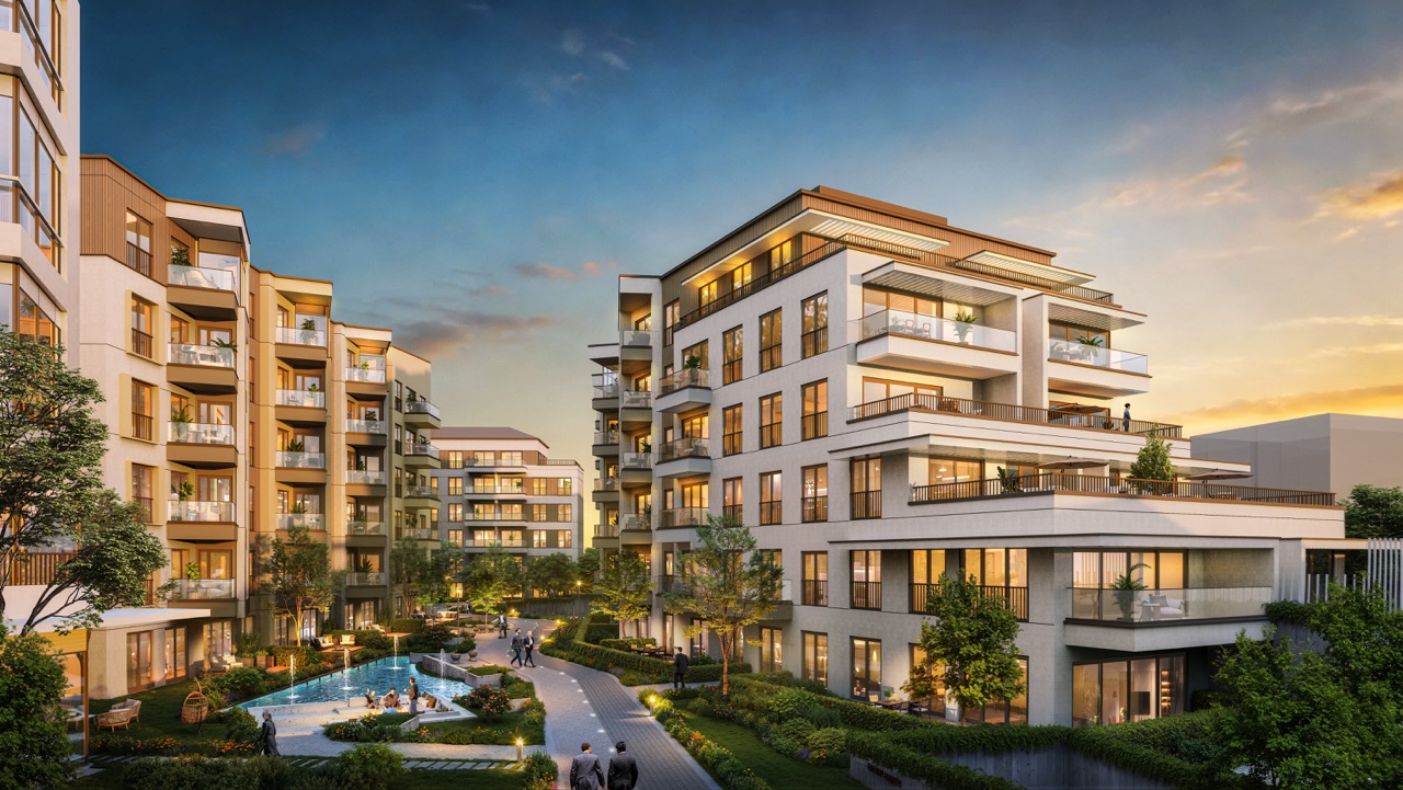 Apartments in a low-rise complex 100 metres from the Golden Horn