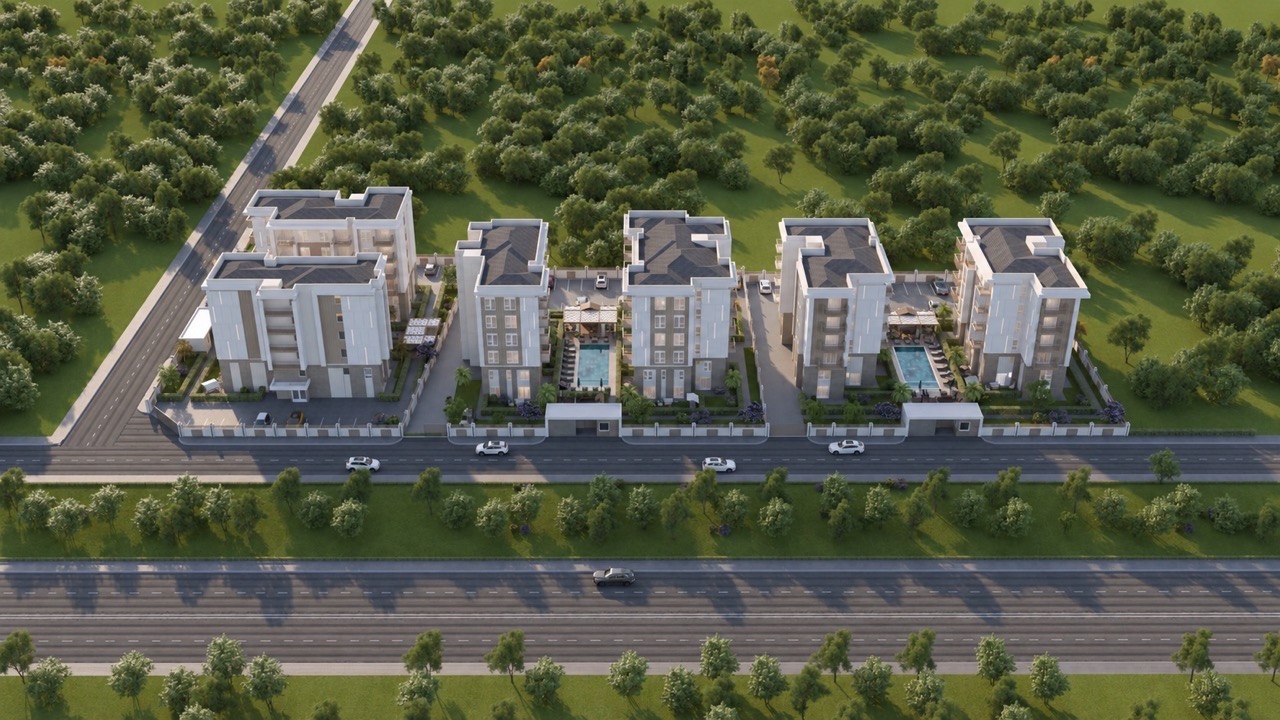 Residential Complex Under Construction with Installment Payment Options and Garden Duplexes in Altinova - Photo 2