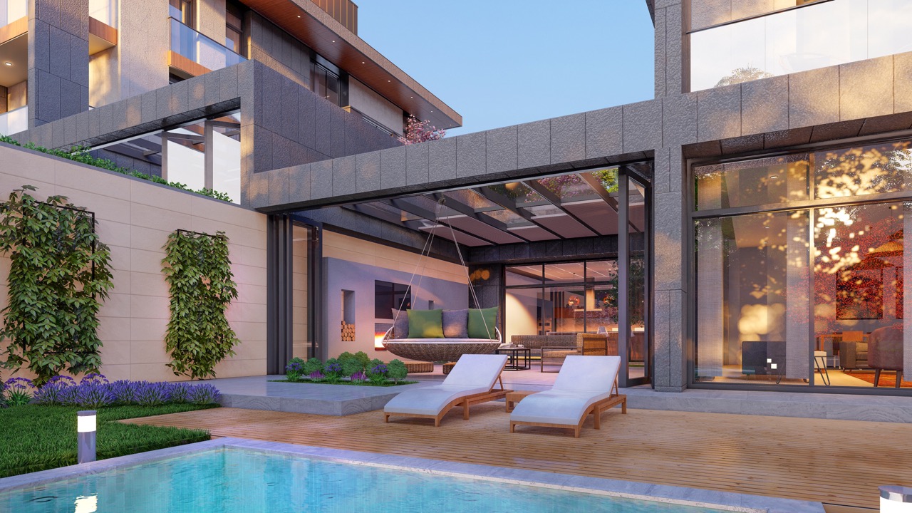 Luxury villas with private pools surrounded by nature in Istanbul - Photo 7