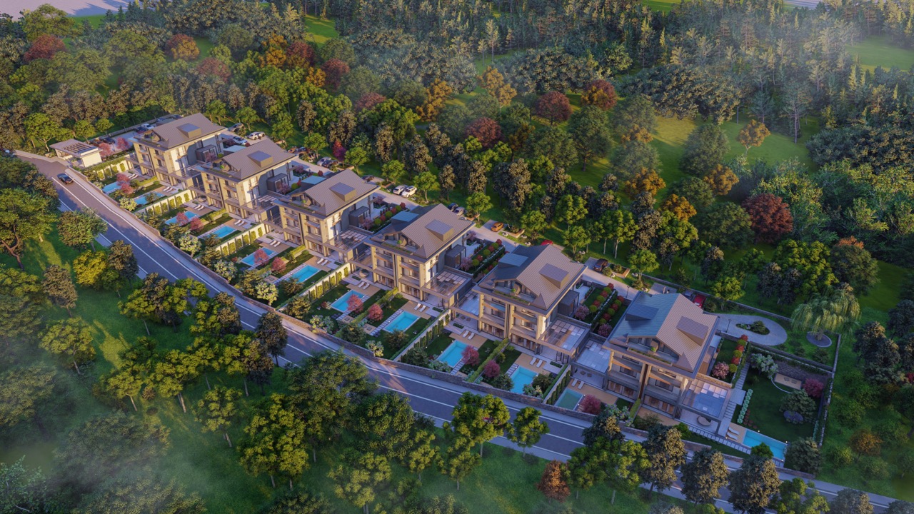 Luxury villas with private pools surrounded by nature in Istanbul - Photo 10