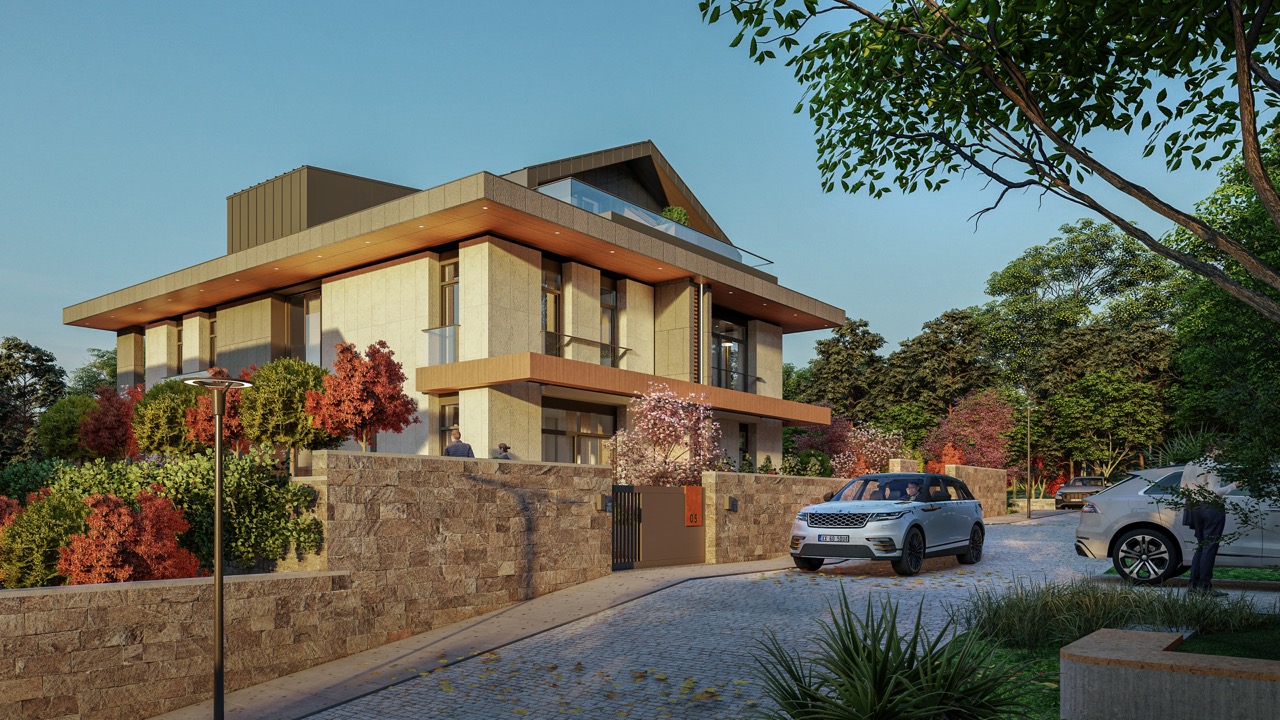 Luxury villas with private pools surrounded by nature in Istanbul - Photo 16