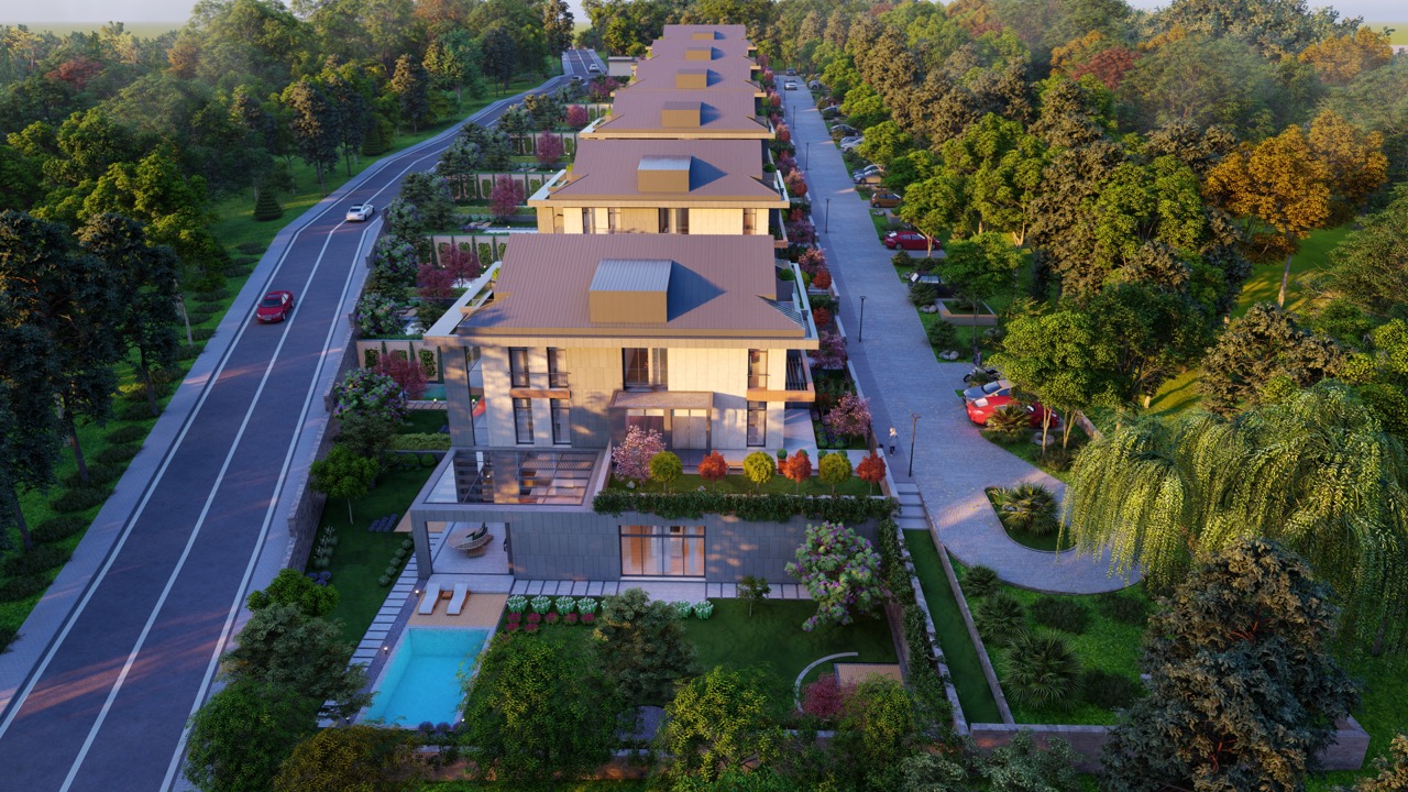 Luxury villas with private pools surrounded by nature in Istanbul - Photo 18