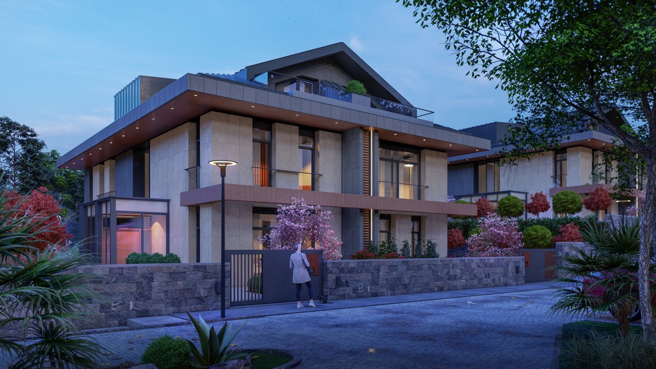 Luxury villas with private pools surrounded by nature in Istanbul - Photo 19