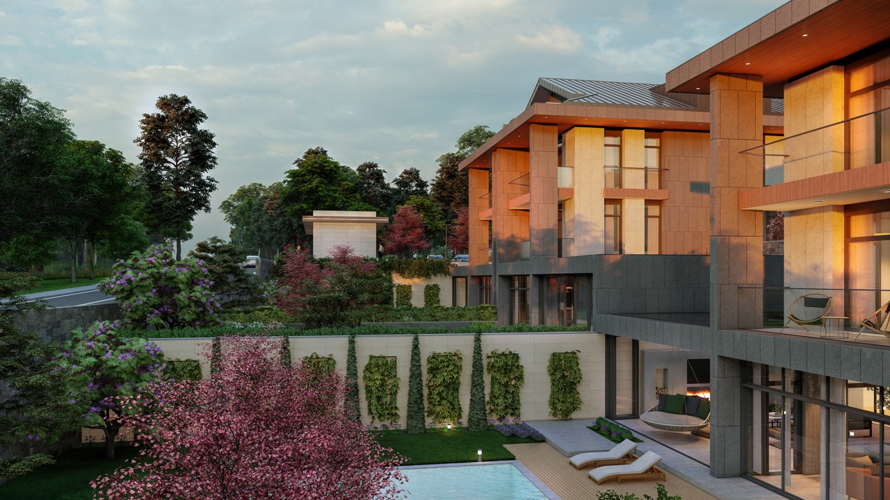 Luxury villas with private pools surrounded by nature in Istanbul - Photo 20