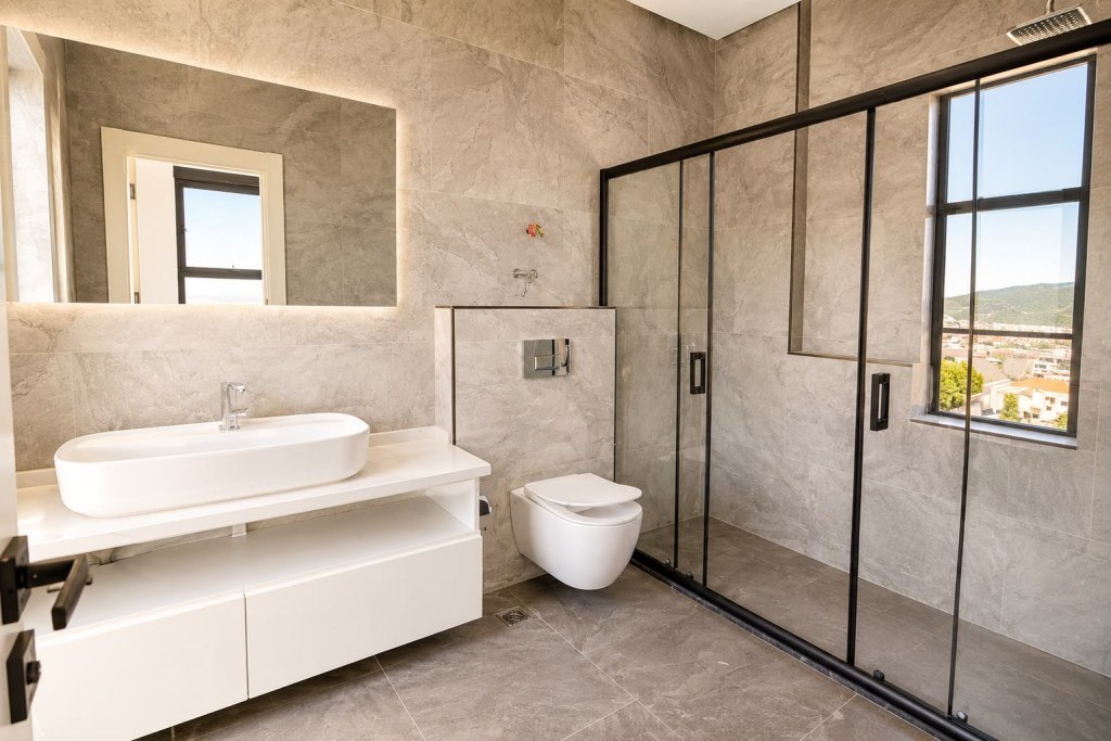 Three-Storey Villa with Private Pool and Panoramic Sea View in Kargıcak - Photo 17